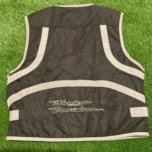 Harley-Davidson Black and Silver Vest
